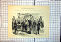 Original Old Antique Print War Hanging Bulgarians Streets Adrianople 1877 19th
