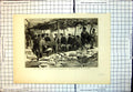 Original Old Antique Print Civil War Spain Alphonsist Court Martial Navarre
