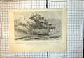 Old Antique Print War Matabeleland Rebel StronghMatoppo Hills Ingu 1896 19th