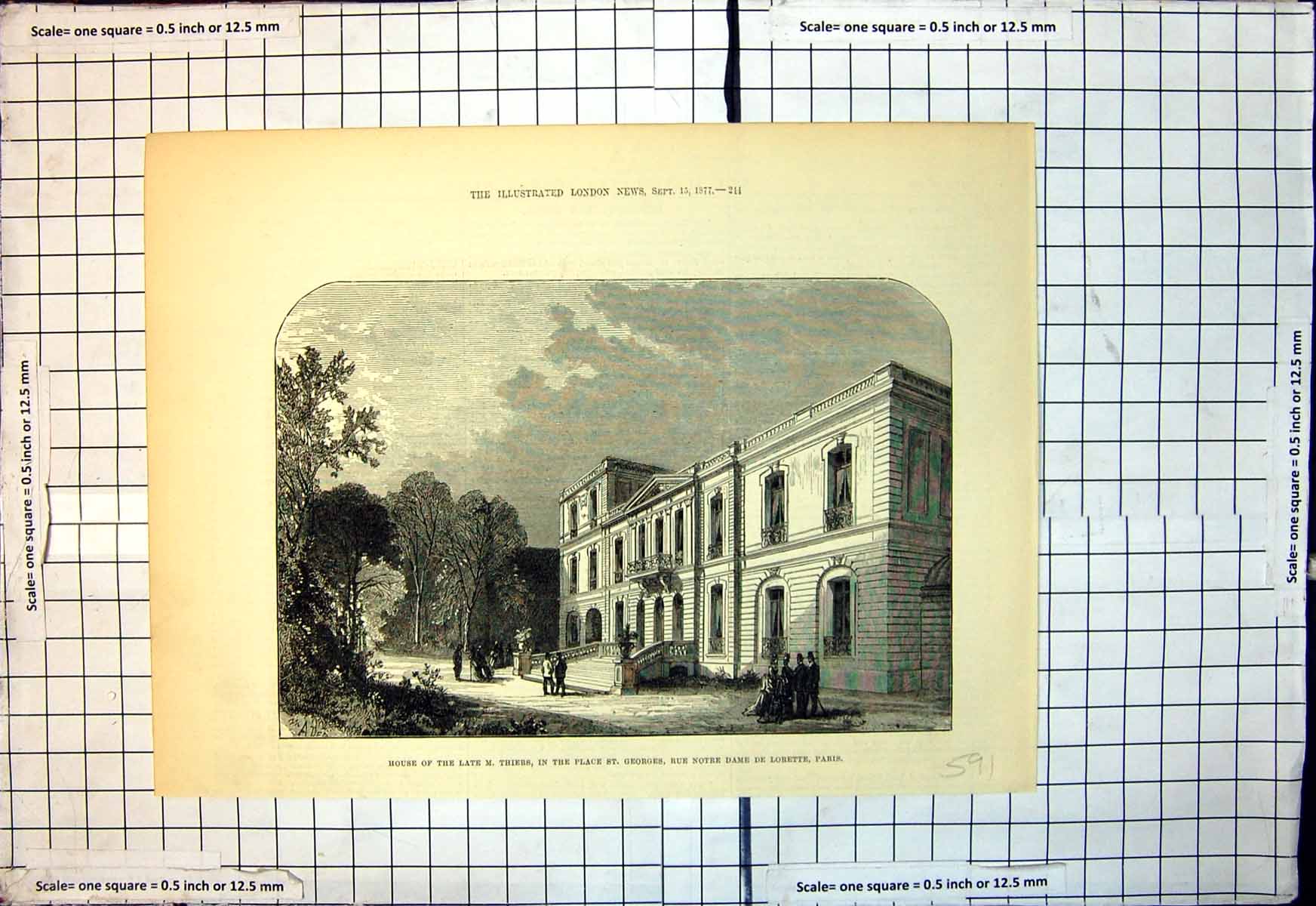 Old House M Thiers Place St Georges Rue Notre Dame De Lorette Paris