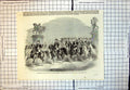 Old Print Emperor French Count Orlf Proceding Grand Review Champ De Mars