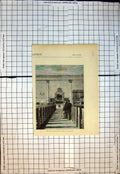 Original Old Antique Print Late Bishop Grays Chapel At Cape Town Interior 1872