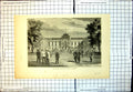 Original Old Antique Print Head Quarters King Prussia Versailles Siers 1870