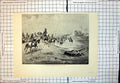 Old Antique Print Regiment French Dragoons Crossing Ford Boat Oars 1893 19th
