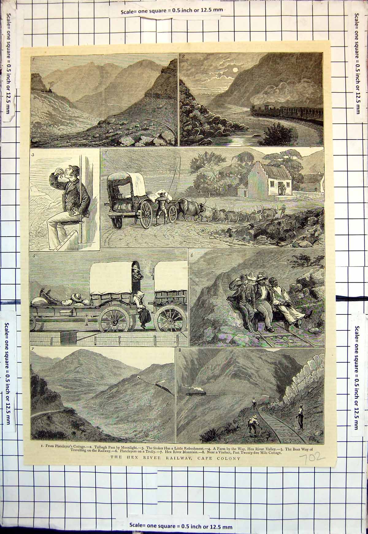 Old Hex River Railway Cape Colony Tulbagh Pass Platelayers Cottage 18 Victorian