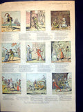 Original Old Antique Print The Loving Ballad Lord Bateman Turkish Daughter 1902