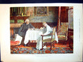 Antique Old Print Claud E. Calthrop Head Young Heart Minister Young Lady 1891