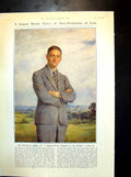 Old Sir William R. Morris Bt Famous British Car Mass Production 1931 20th