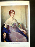 Old The Bride H.R.H. Princess Mary Lilac Dress John St. H. Lander 1922 20th