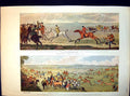 Antique Old Print Newmarket Time George I Up Warren Hill Exercising Horses