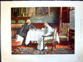 Antique Old Print Claud E. Calthrop Head Young Heart Vicar Young Lady 1891 19th
