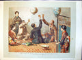 Antique Print Christmas Toast In Japan Men Seated Floor Percy Macquoid 1886