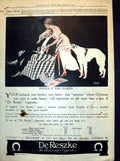 Old Print Damaged Dr Reszke Cigarettes Your'S If Can Guess Man Lady 1913 20th