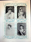Antique Print Marchioness Londonderry Dufferin And Ava Lady Gg Lennox 1891 19th