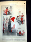 Antique Old Print London Season Life Debutante Toilette Dressing Dinner 1922