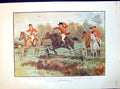 Old Antique Print Mickledale Hunt A Good Lead At The Timber Through 1884 19th