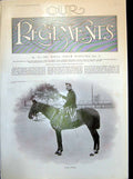 Antique Print Royal Welch Welsh Fusiliers Major Morris Queen'S Goat Siers
