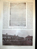 Old Print Royal Scots Greys Inspection Marching Order Riding Master 1898 19th