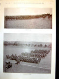 Old Mounting Guard Striking Hour Fitting Clothes Squadron Drill 1898 Victorian