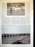 Antique Print Polo Pony Recruits Drill Dismount Inniskilling Dragoons 1898 19th