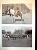 Old Antique Print Connaught Rangers Drum Horse Band Regimental Types 1898 19th