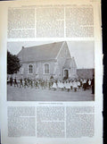 Old Print Connaught Rangers Children Drill Musketry Challenge Shield 1898 19th