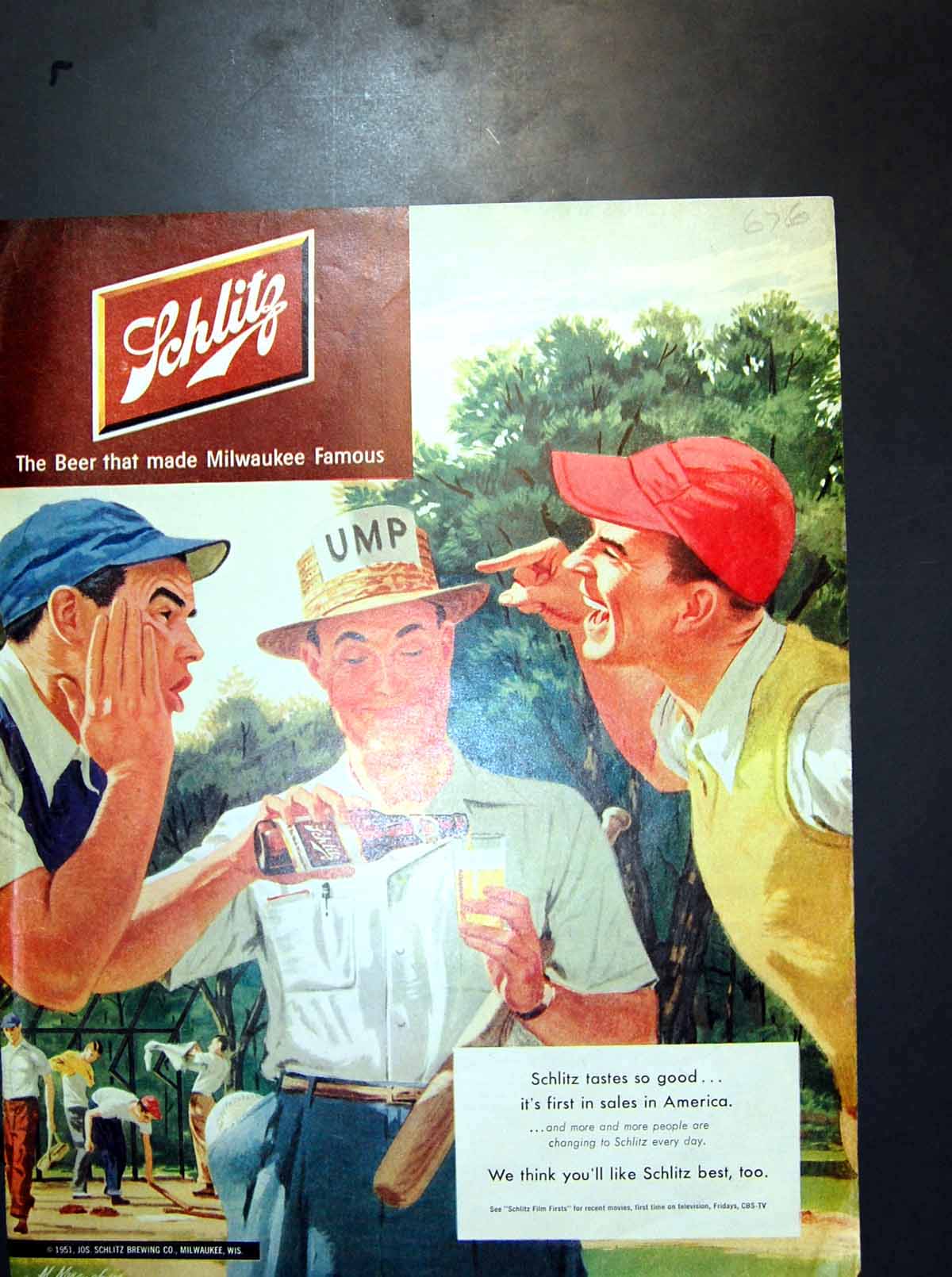 Antique Old Print Schlitz Beer Advert Kraft Cheese Spread Clark Gable Wives