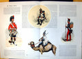 Antique Old Print Drummer 42Nd Highlanders Trooper Camel Corps Infantry 1889