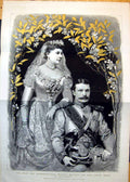 Old Bride Bridegroom H.R.H. Princess Beatrice H.S.H. Prince Henry 1885 19th