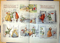Original Old Antique Print First Week A Wedding Falling Out And Making Up 1888