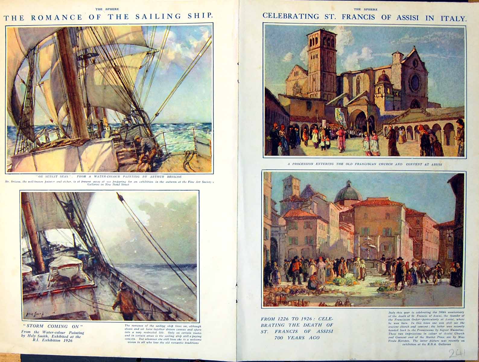 Old Celebrating St. Francis Assisi Sailing Ship Carthage Street Khamon
