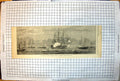 Old British Channel Squadron Entering Cherbourg Harbour Ships 1865 123J 19th