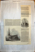 Old Church St Andrew Dublin Erected St. Luke South Myton Hull 1862 124J 19th