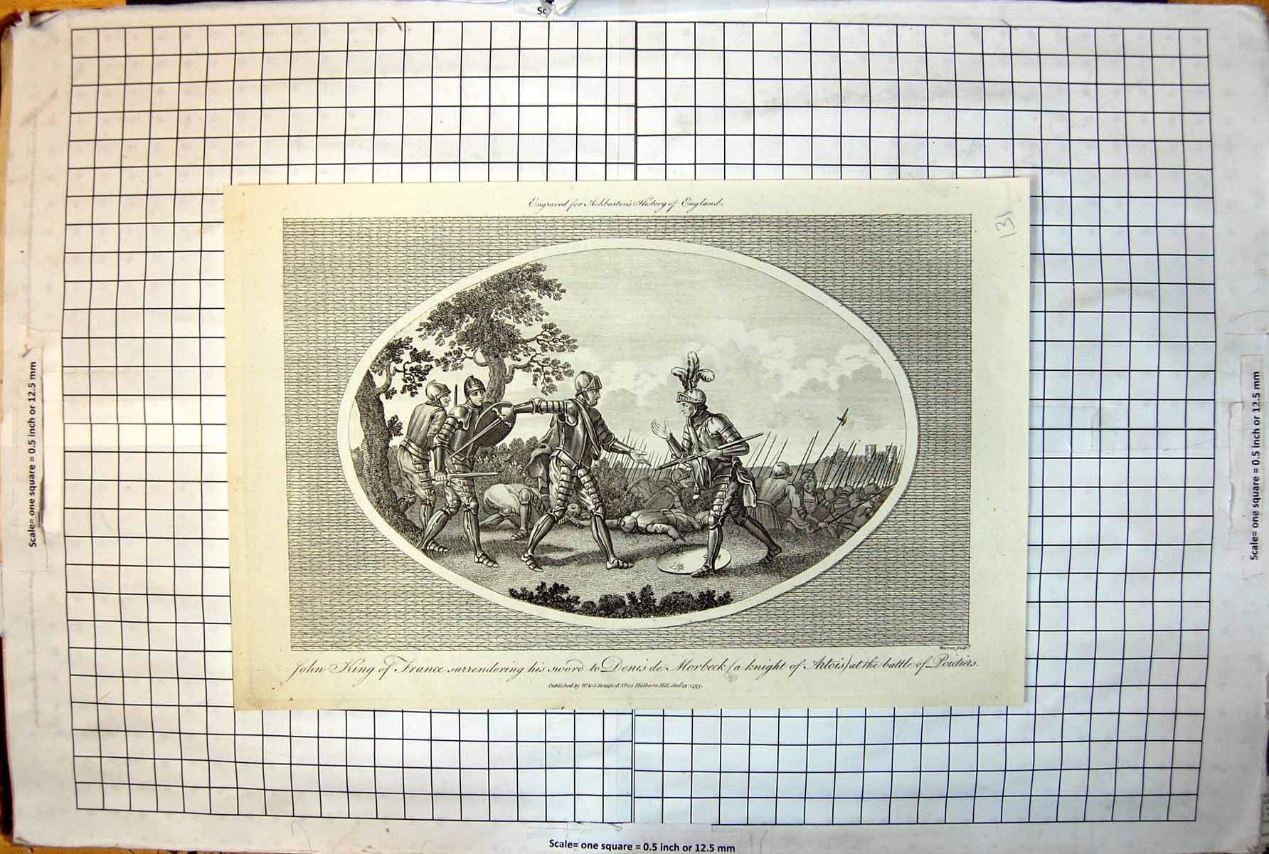Old King John France Sword Denis De Morbeck Battle Poitiers C1885 131J Victorian