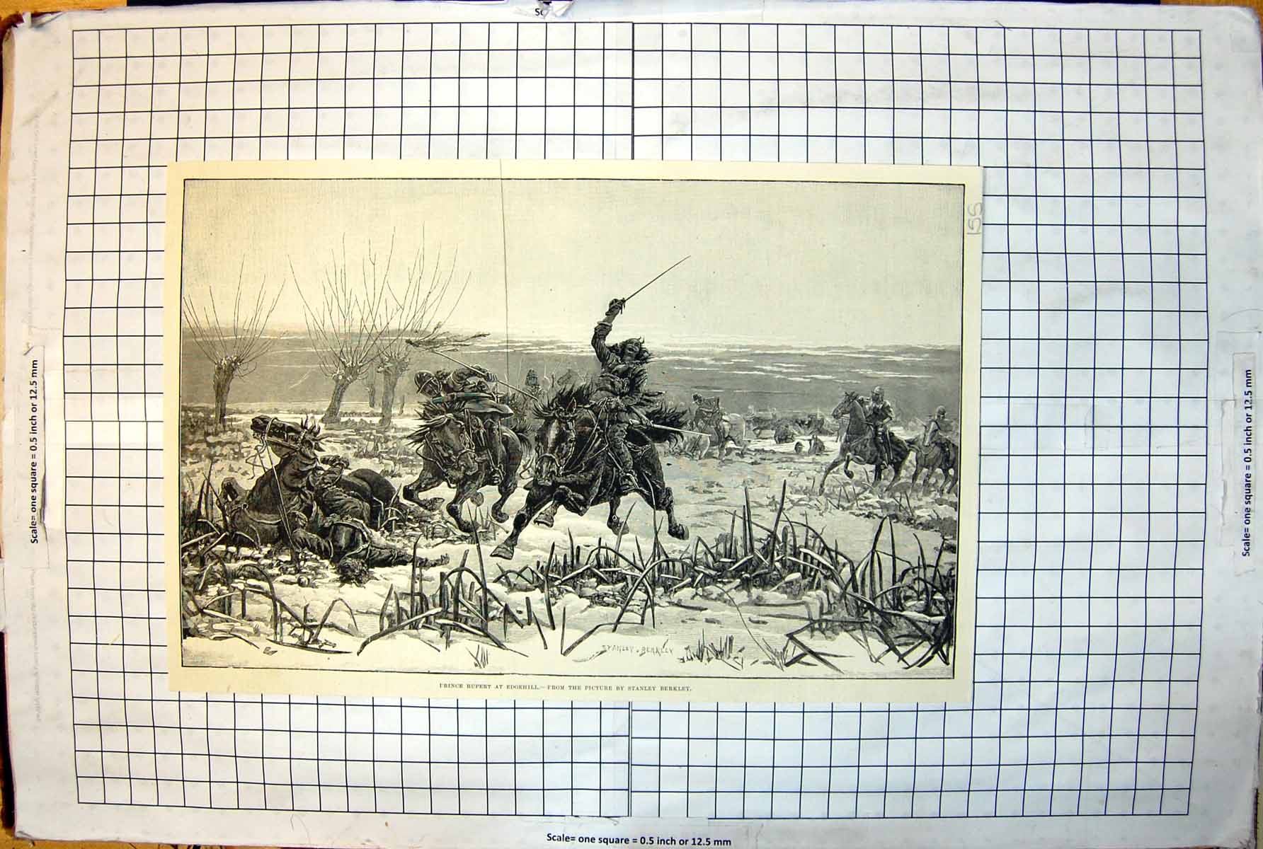 Old Prince Rupert Edgehill From Picture Stanley Berkeley Horses 1887 155J 19th