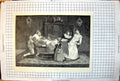 Old Your Health Papa A. Schroder Family Scene Young Girl Glass 1889 157J 19th