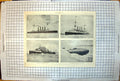 Old War Vessels H.M.S. Cressy Hyacinth Whiting British Submarine 168J