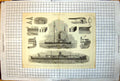 Antique Print Warship Modern Types Rupert Monarch Hercules Devastation 169J
