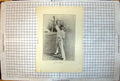 Antique Print Mr C.L. Townsend Stance Bowler Cricketer Wocket Buildings 195J