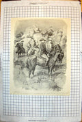 Old Rising Rhodesia Sir F. Carrington Mr Rhodes Matoppo Hills 1896 202J 19th