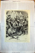 Old Military Tournament Agricultural Hall Siers Clean Uniform 1892 258J 19th