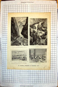 Old Central Northern Western Asia Gorge Dariel Kashgar Tundra 1889 259J 19th