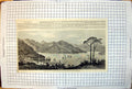 Old Print Panoramic View Port Lyttleton Canterbury New Zealand Ships 267J