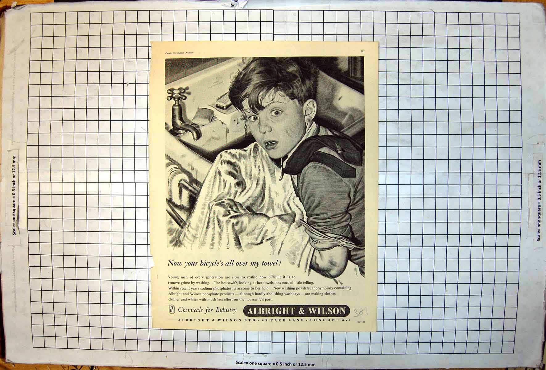 Antique Print Advert Albright & Wilson Chemicals Phosphate Products Washing