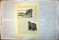 Antique Old Print Monte Mario River Piazza Del Popolo Montanara Theatre 1896
