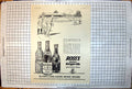 Old Print Cricket Match Advert Ross'S Belfast Ginger Ale Tonic Water 1928 20th