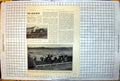 Antique Old Print Amberwaves Race Lingfield Horses Second Fence Troytown 1928