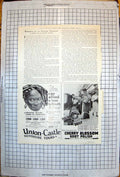 Old Adverts Tour South Africa Union Castle Cherry Blossom Polish 1935 20th