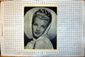 Old Glamourous Portrait Lady Head Shoulders Pleated Hair Tatler 1949 20th
