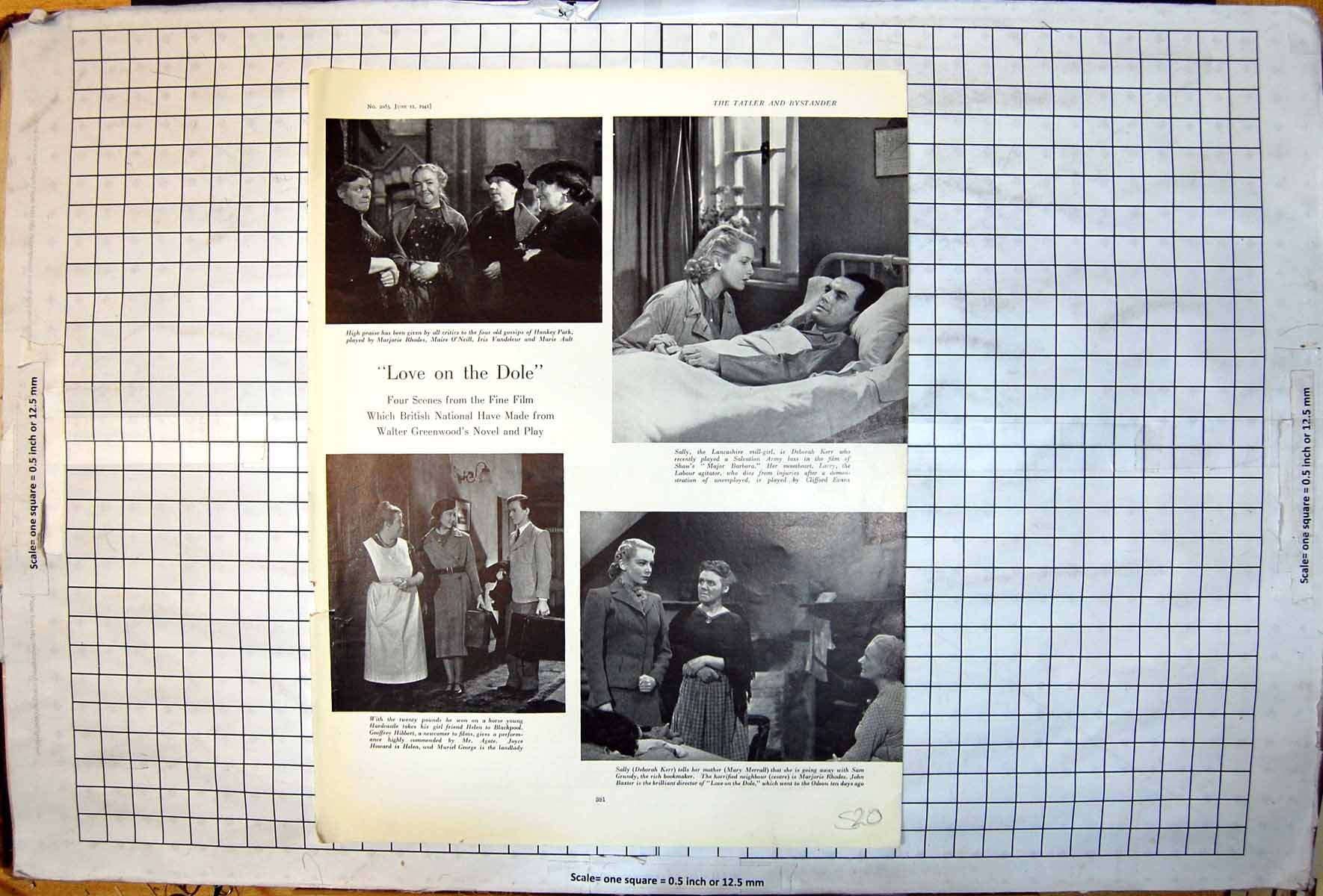 Old Love On The DoleScenes Deborah Kerr Mary Merrall C Evans 1941